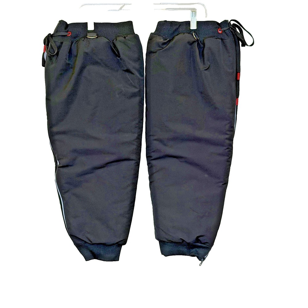 American Legend‎ Rider Winter Leg Warmers Black Water & Windproof Side Zip